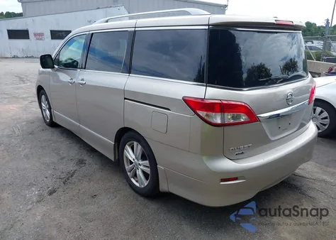 2011 Nissan Quest Le из США, поврежденный, VIN JN8AE2KP2B9005070
